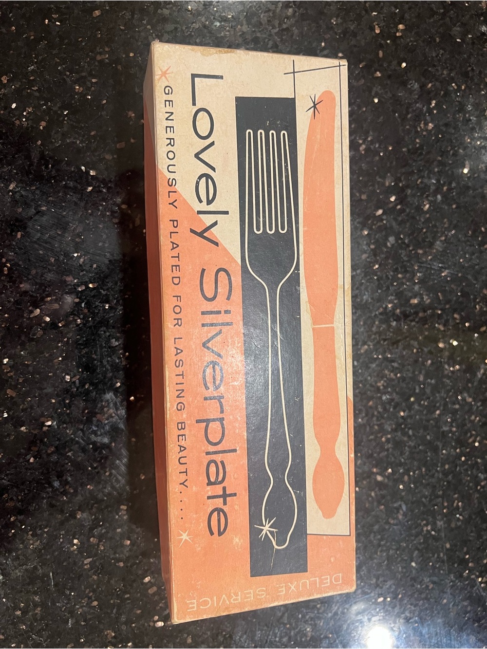 Lovely Silverplate Deluxe Flatware Set in Original Box